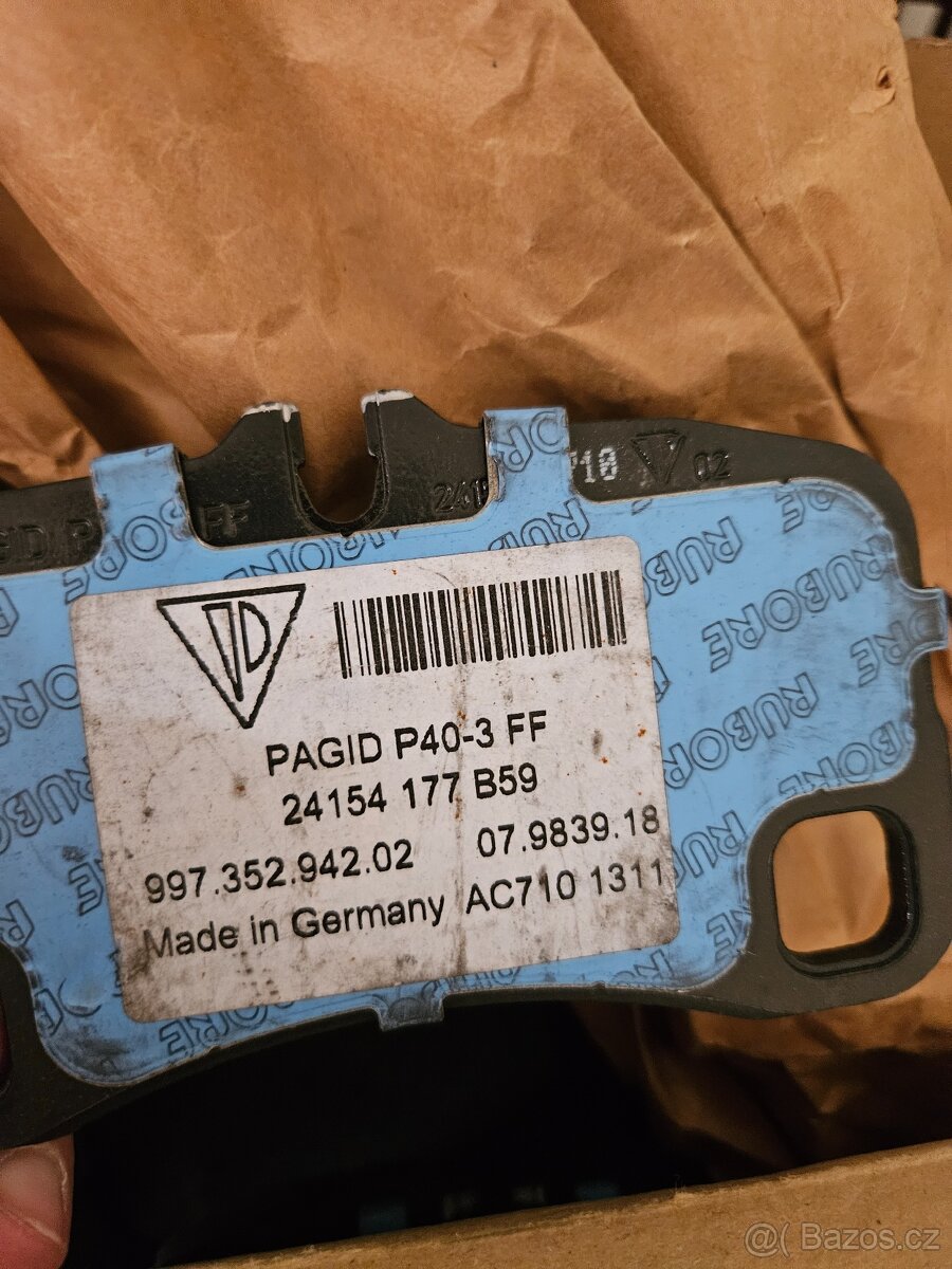Brzdove desticky carrera