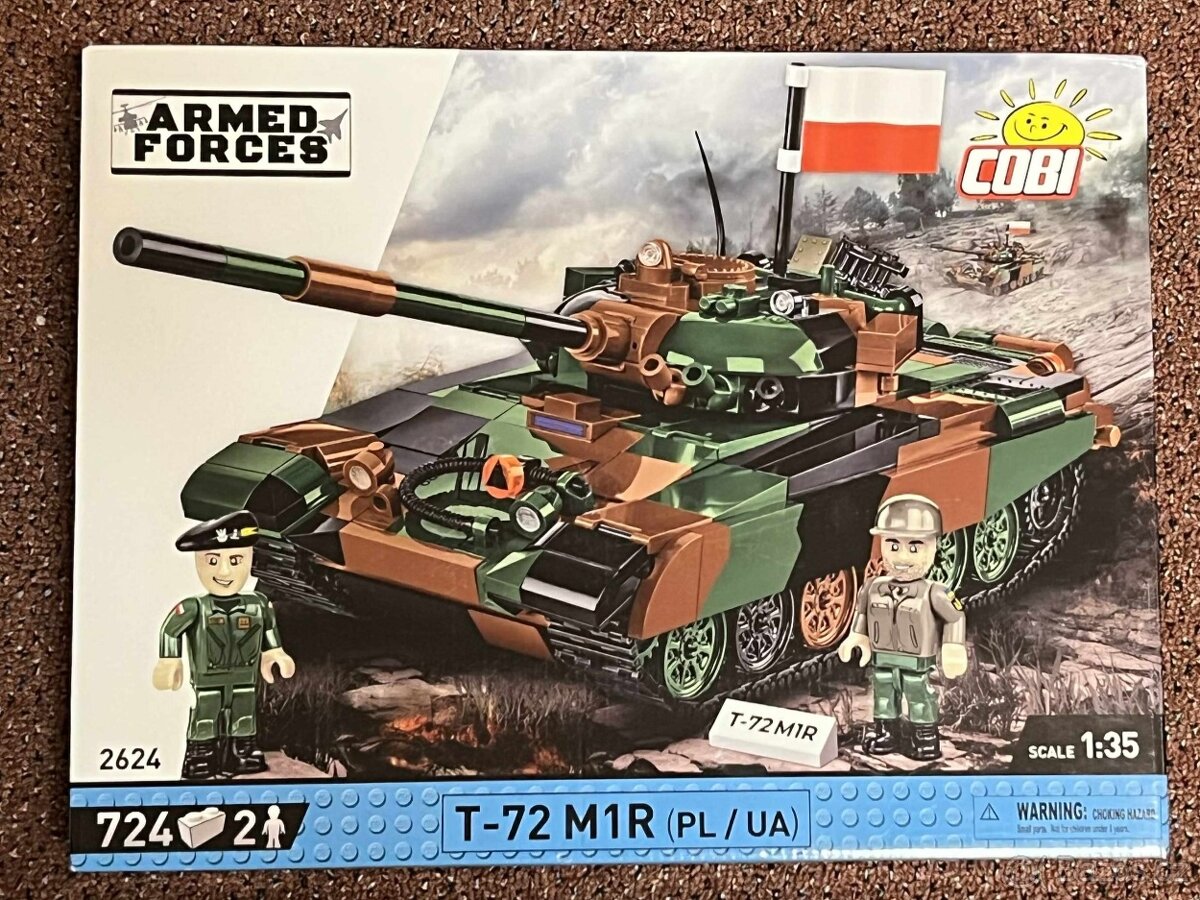 NOVÉ COBI 2624 Tank T-72 M1R (PL/UA)