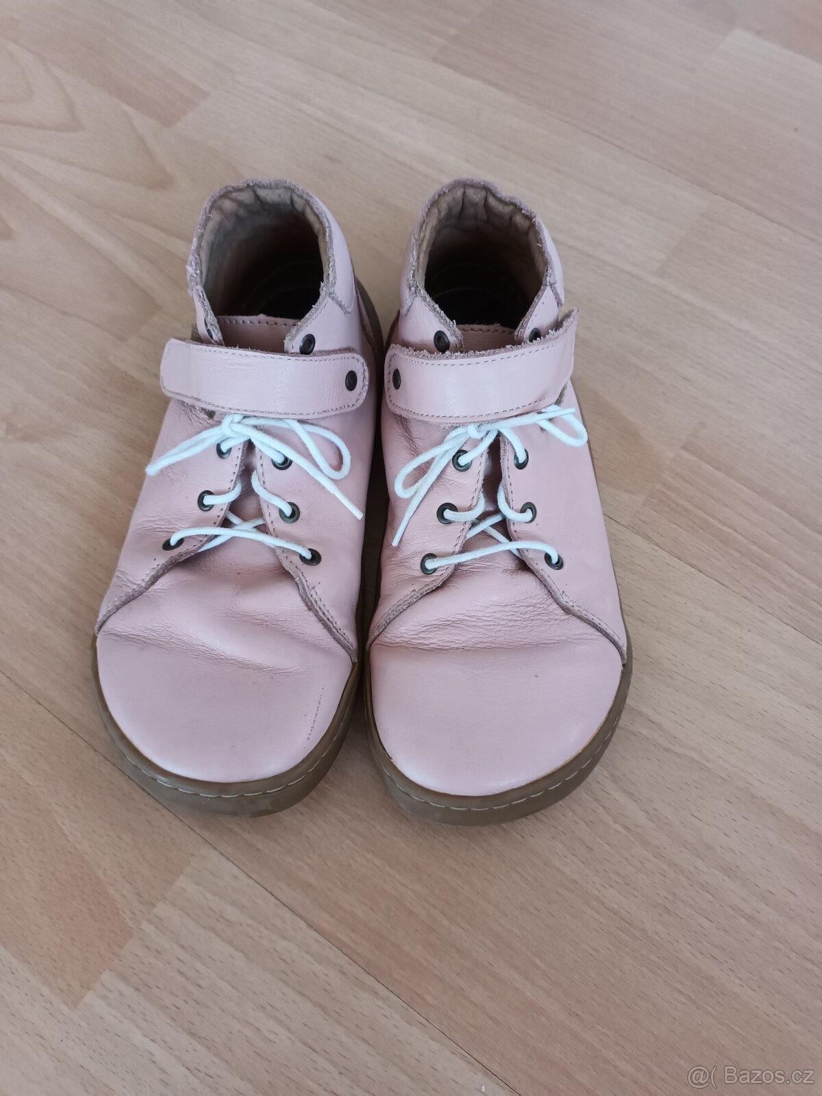 Dívčí kožené barefoot boty Pegres vel. 35