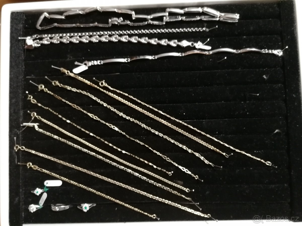 zlaté šperky 750/1000 a 585/1000