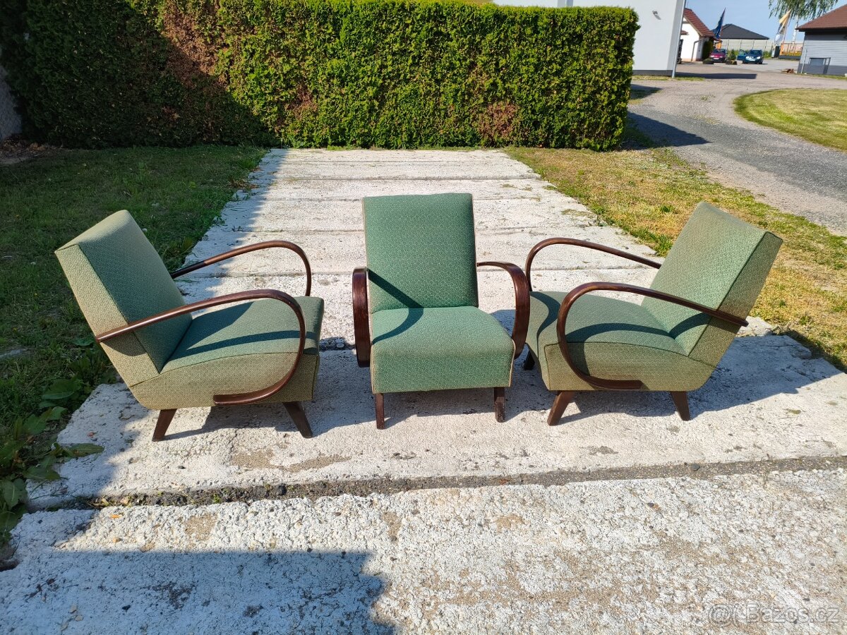 Halabala 3x křesla (kanady)