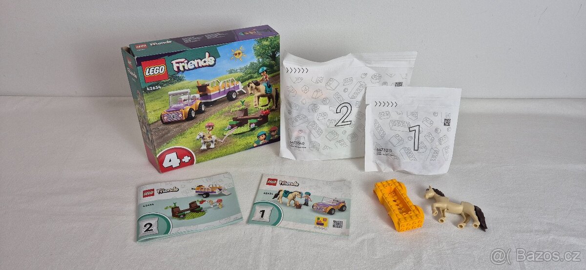 LEGO Friends 42634 Přívěs s koněm a poníkem