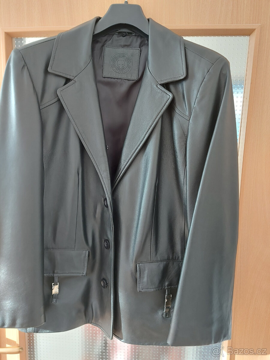 kožené damské sako
