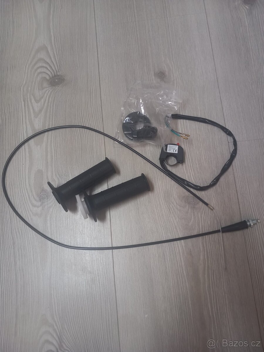 Twist throttle-plynová rukojeť s kabelem pro pitbike/dirtbik
