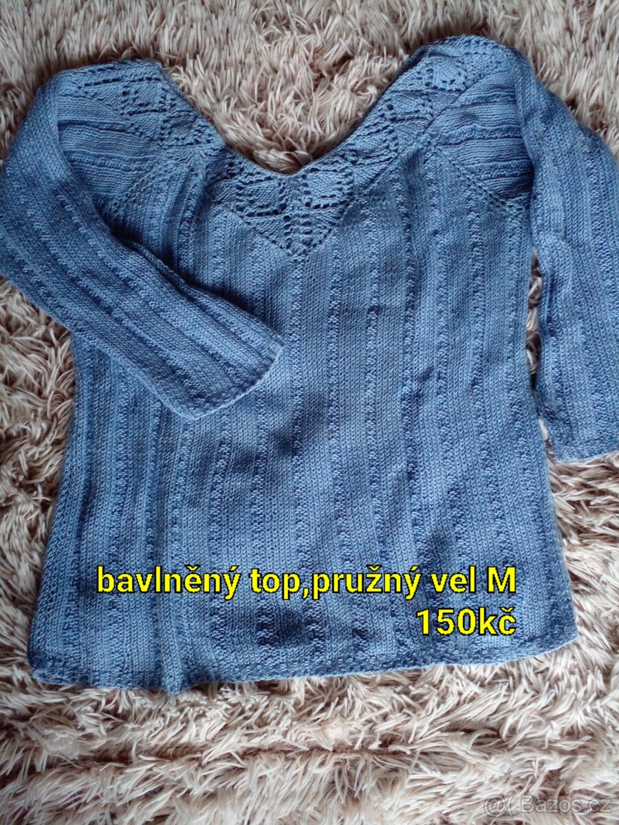 halenky,topy,trička S-M