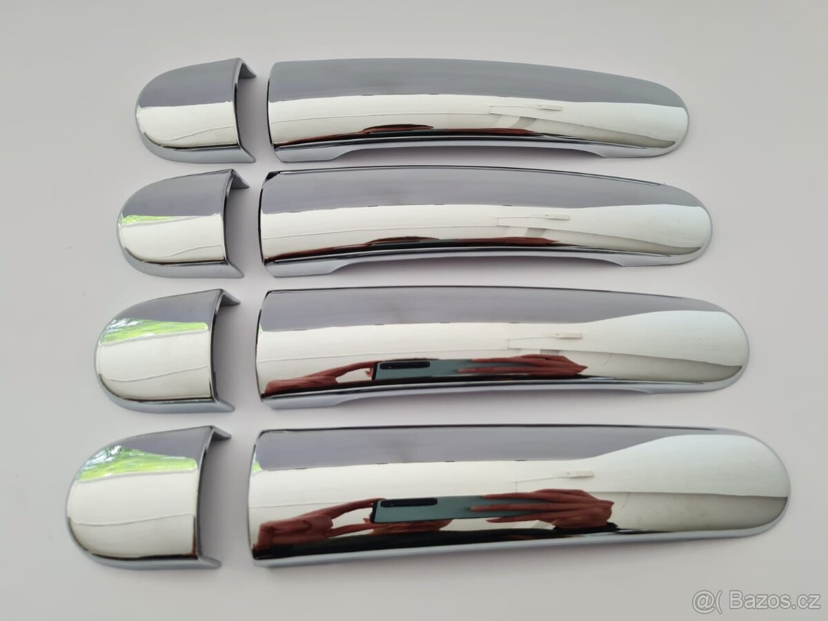 Chromové krytky klučiek ŠKODA VW SEAT