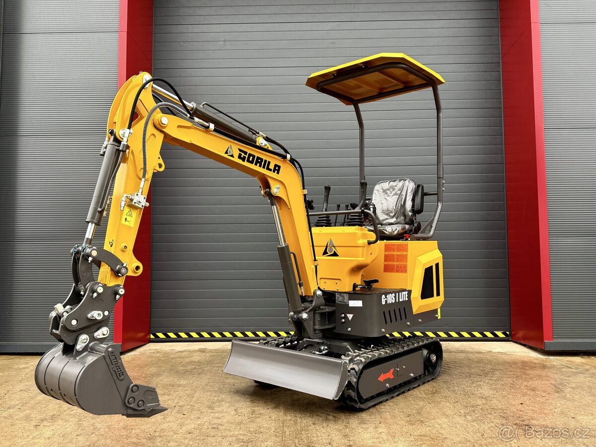 Pásový minibagr G10S I LITE 2026 - najeto 2mth AKCE lžice ZD