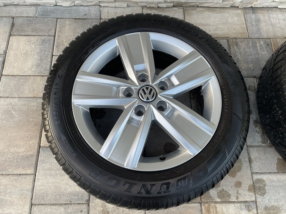 Original VW zimní alu kola R17 DEVONPORT T5 T6 T6.1 Multivan