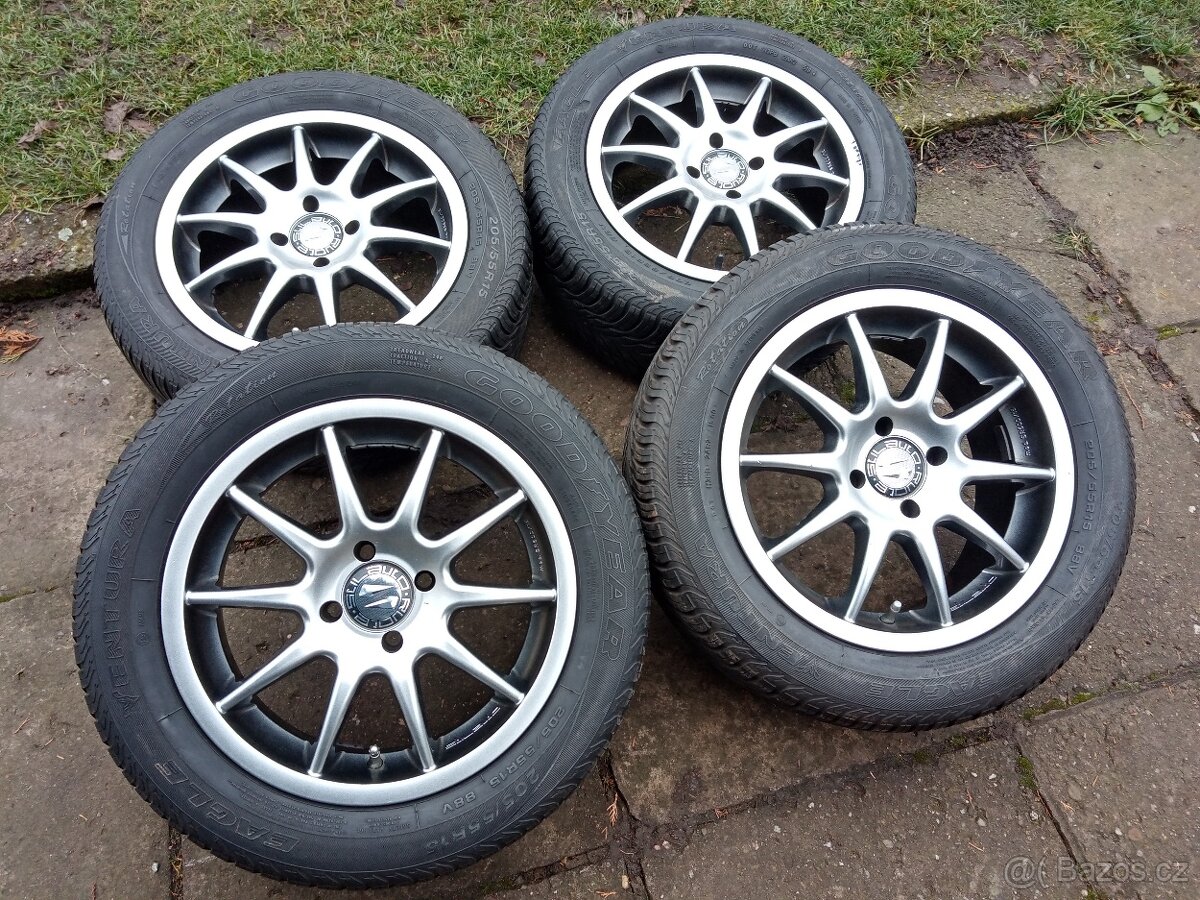 Obutá alu kola 15ky 4x98 FIAT ALFA ROMEO LANCIA - dobírka