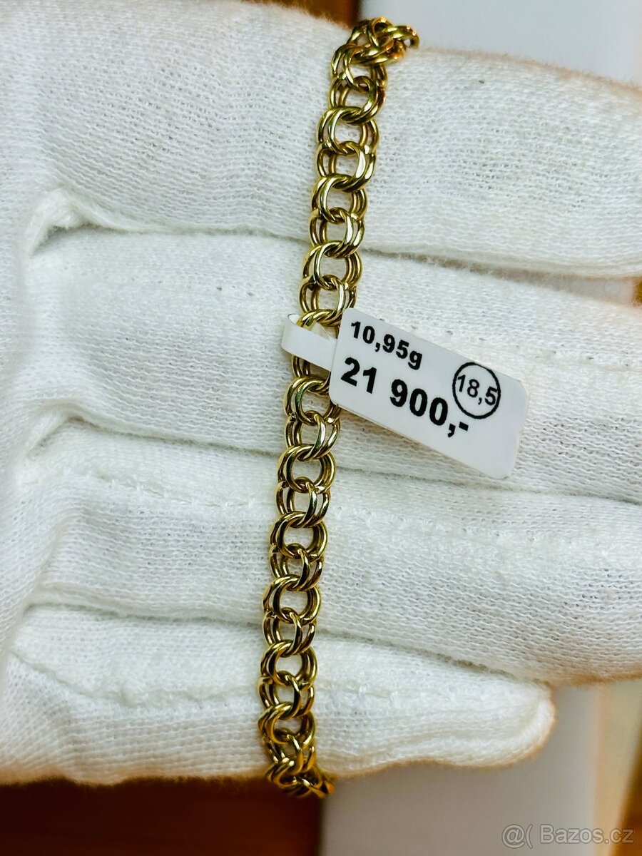 Zlatý náramek 10,95g