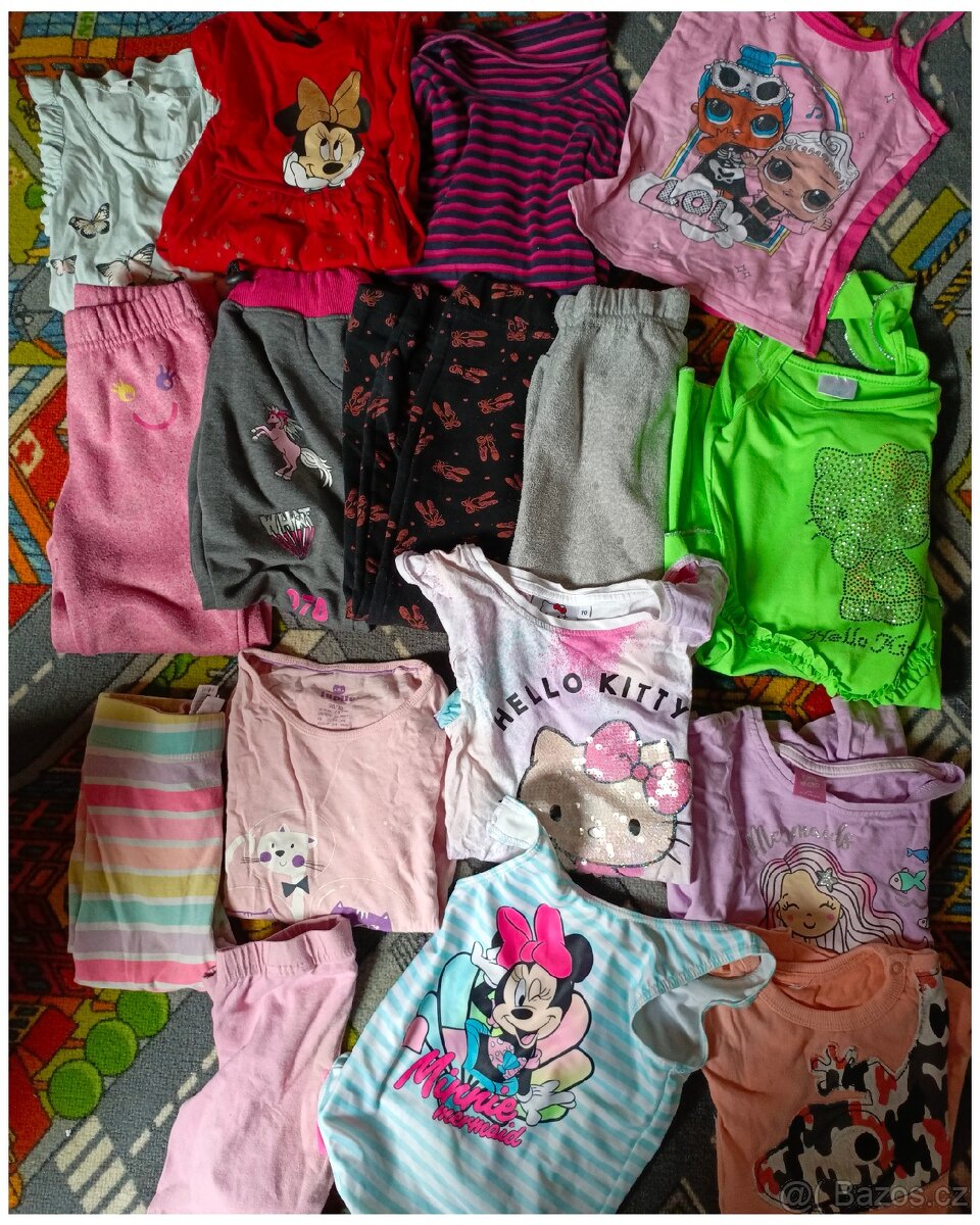 Balík dívčího oblečení 110/116