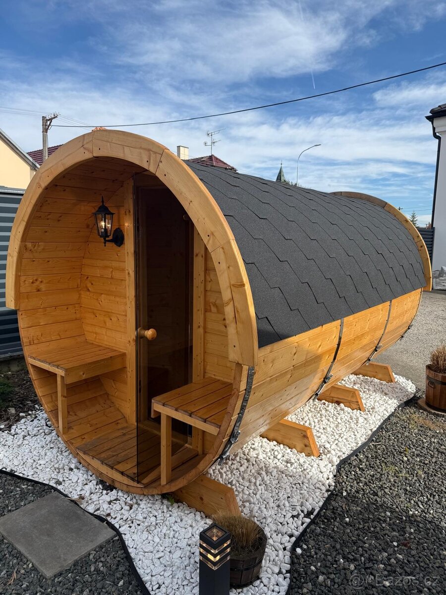 Finská sudová sauna