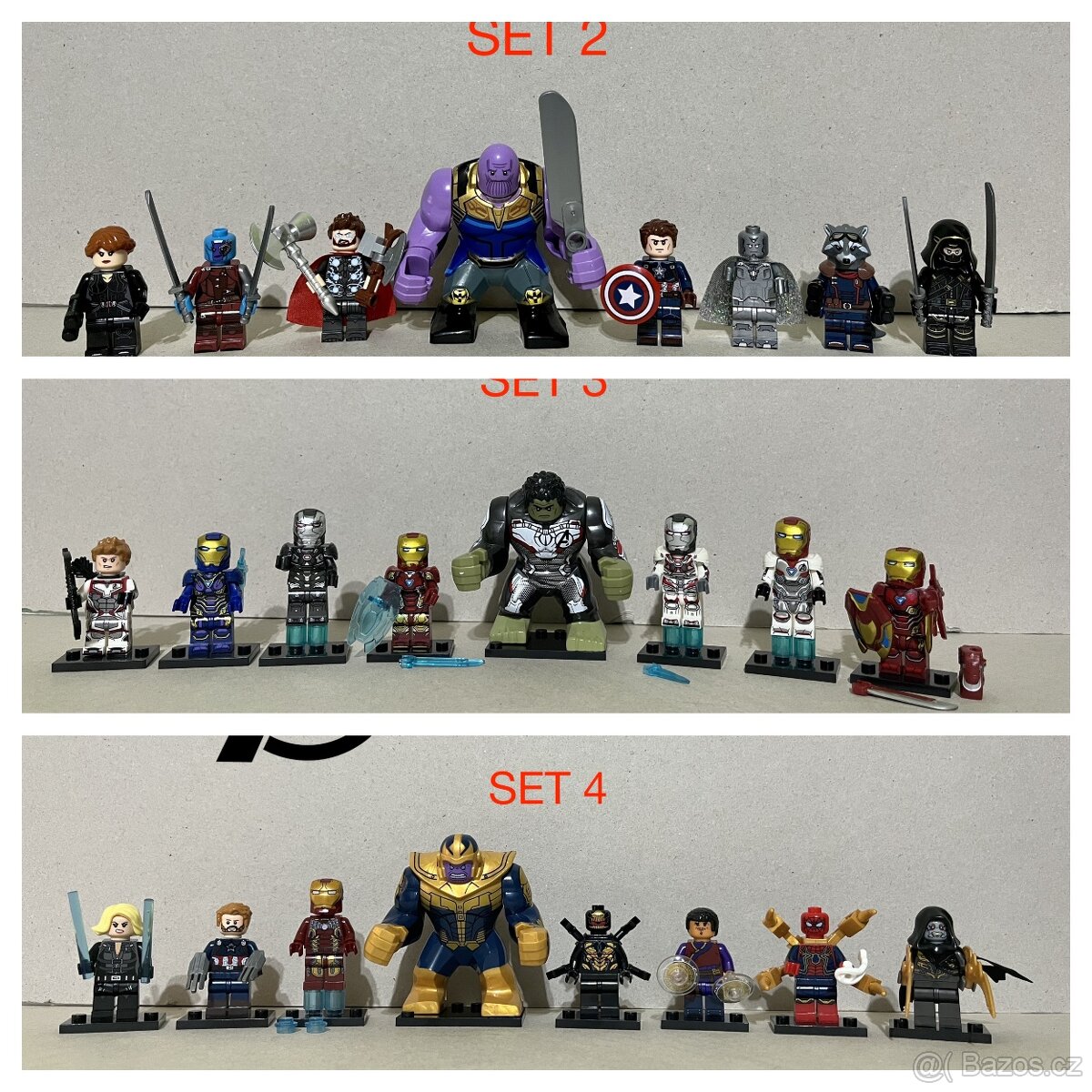 Figúrky Superhrdinovia (8ks) typ lego 2 - nové