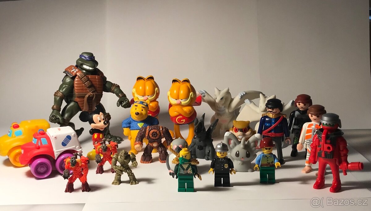 Lego • Nintendo Pokémon • Želvy Ninja • Garfield • Tonka
