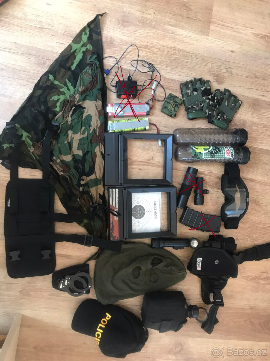 Airsoft army taktická výbava MIX, možno i samostatně