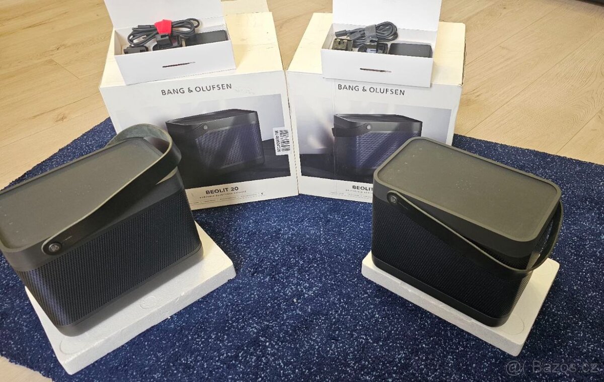 Prodám dva reproduktory Bang & Olufsen Beolit 20.