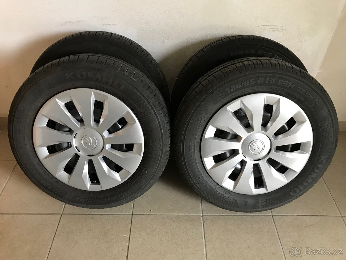 Originální plechová sada Škoda Fabia IV 5x100 R15