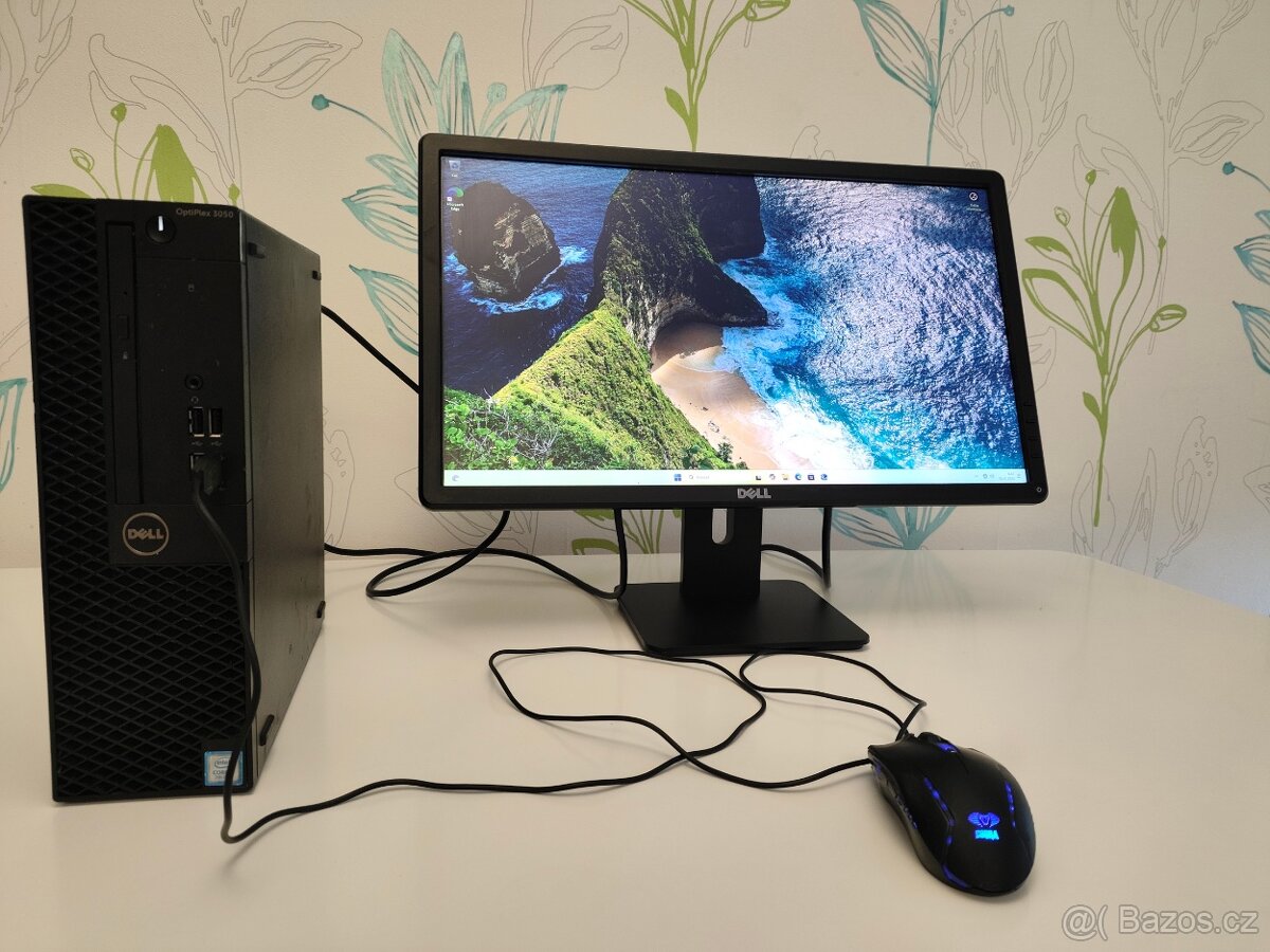 Dell Optiplex 3050+monitor, i5-7500,128-512 SSD, 16GB RAM