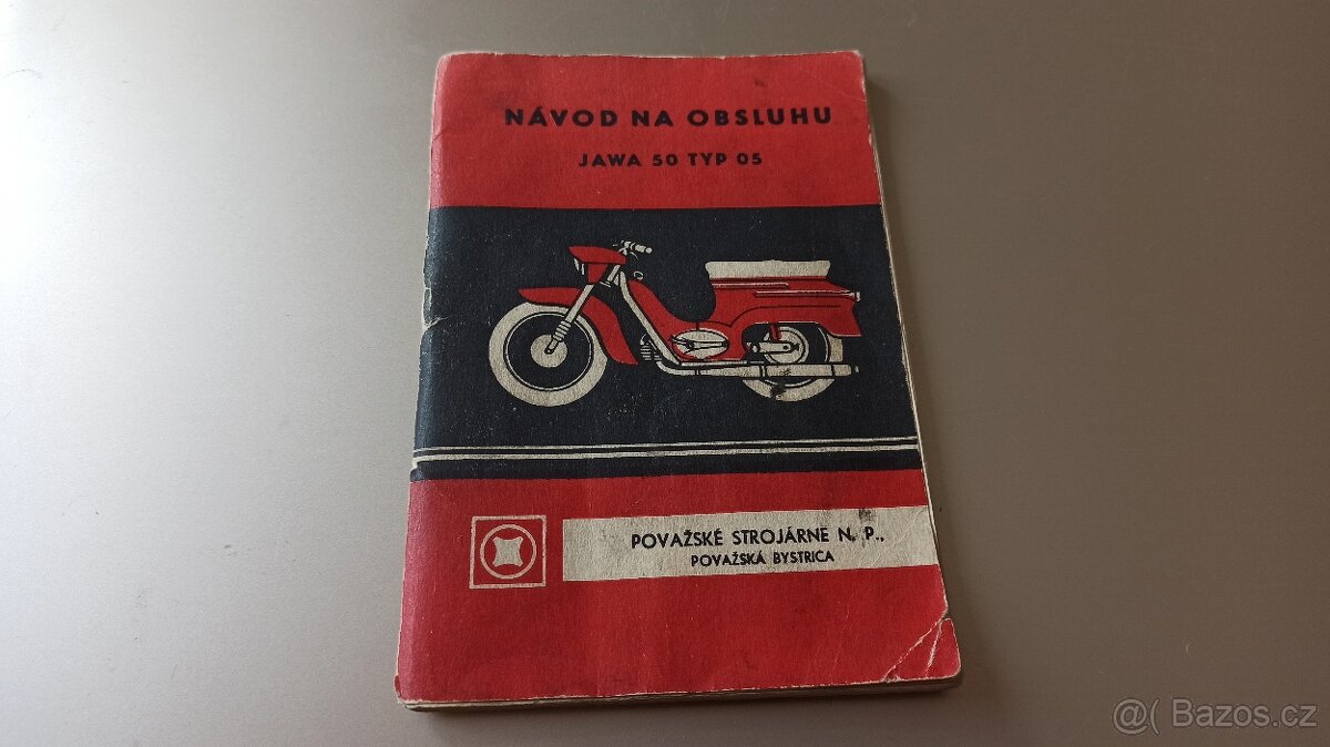 Jawa 50 typ 05 návod k obsluze
