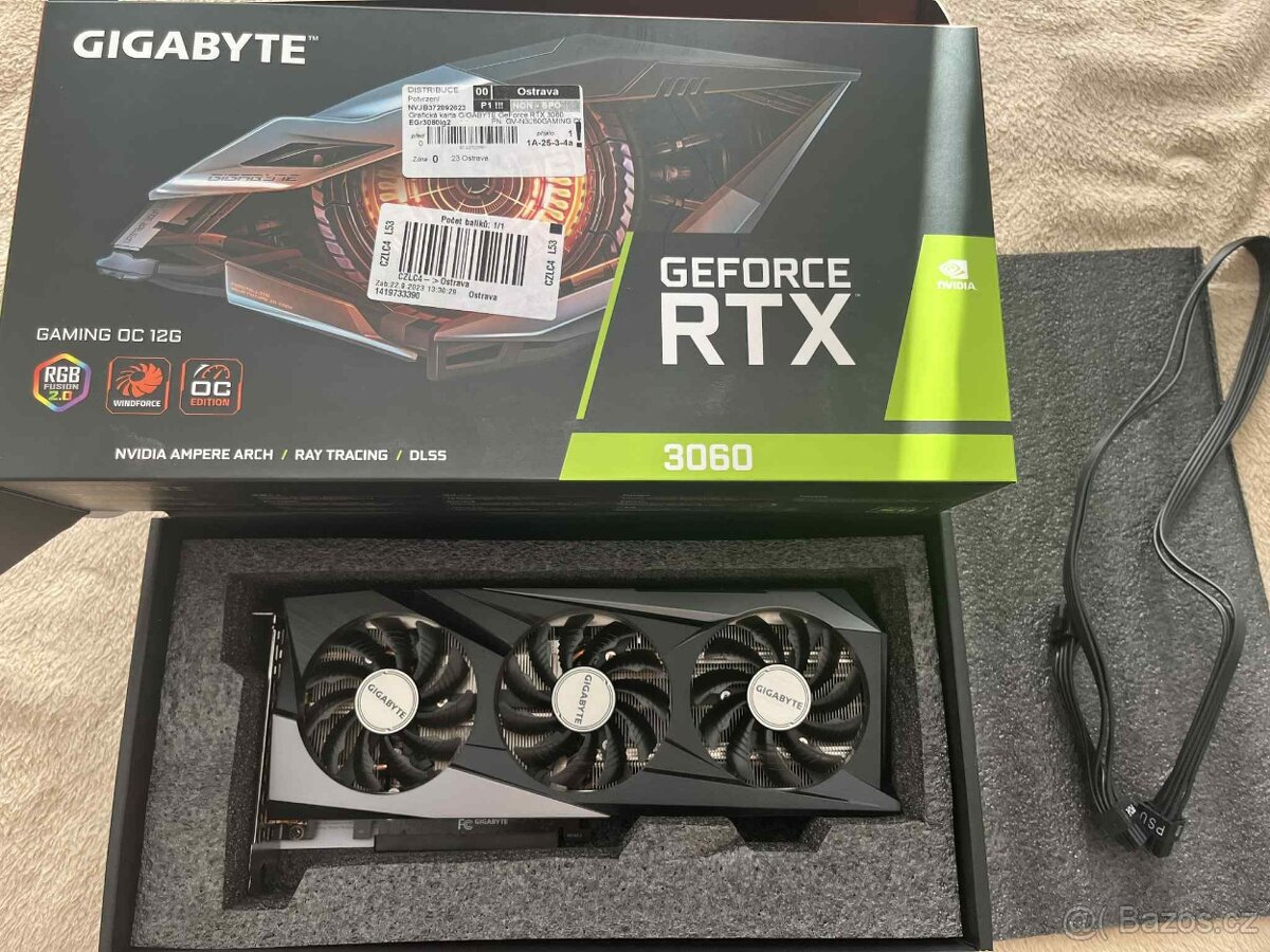 RTX 3060 Gaming OC 12G - Záruka