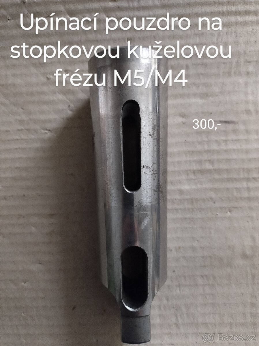 Upínací pouzdro na stopkovou kuželovou frézu M5/M4