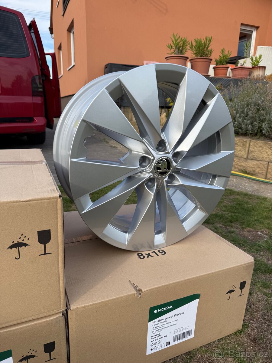🛞Alu kola Škoda Proteus 19” Elroq, Enyaq 5x112