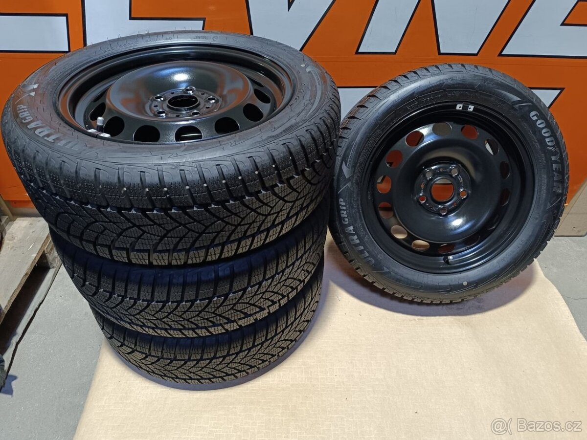 Zimní sada z předváděčky Škoda/VW 5x112, 205/55R16