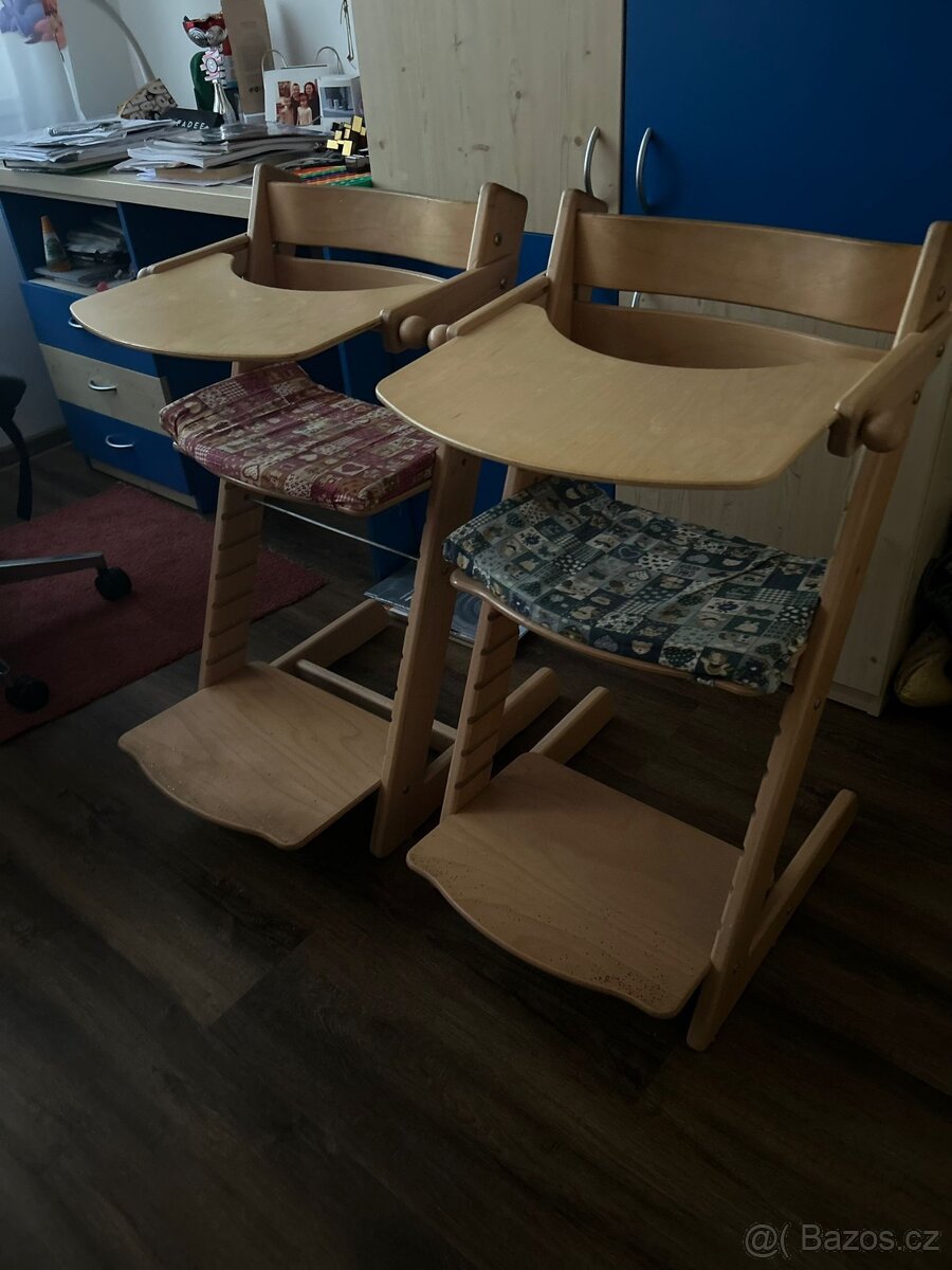 2 x Dětská rostoucí židle Jitro