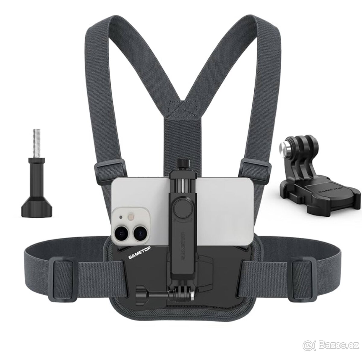 Držák na telefon s hrudním popruhem Sametop