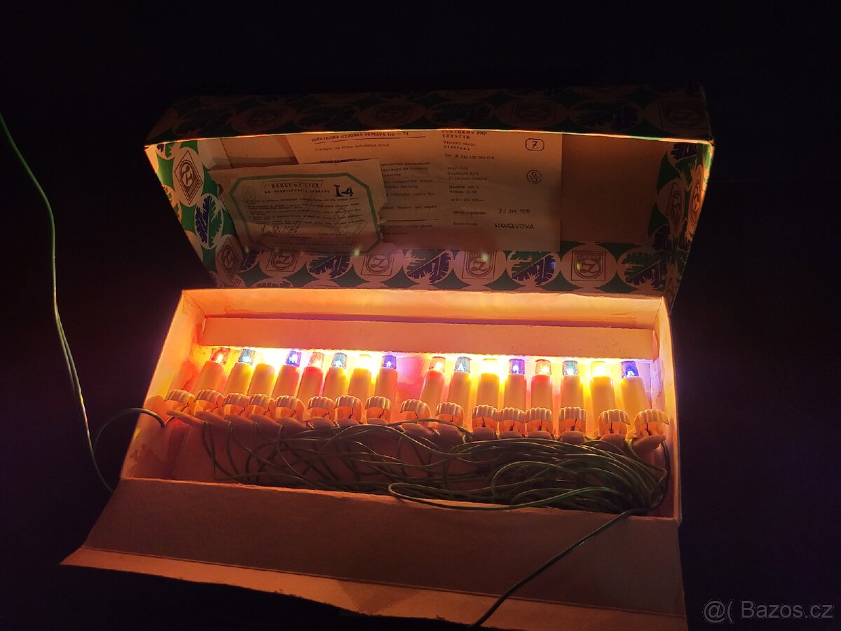 Retro vánoční osvětlení 112