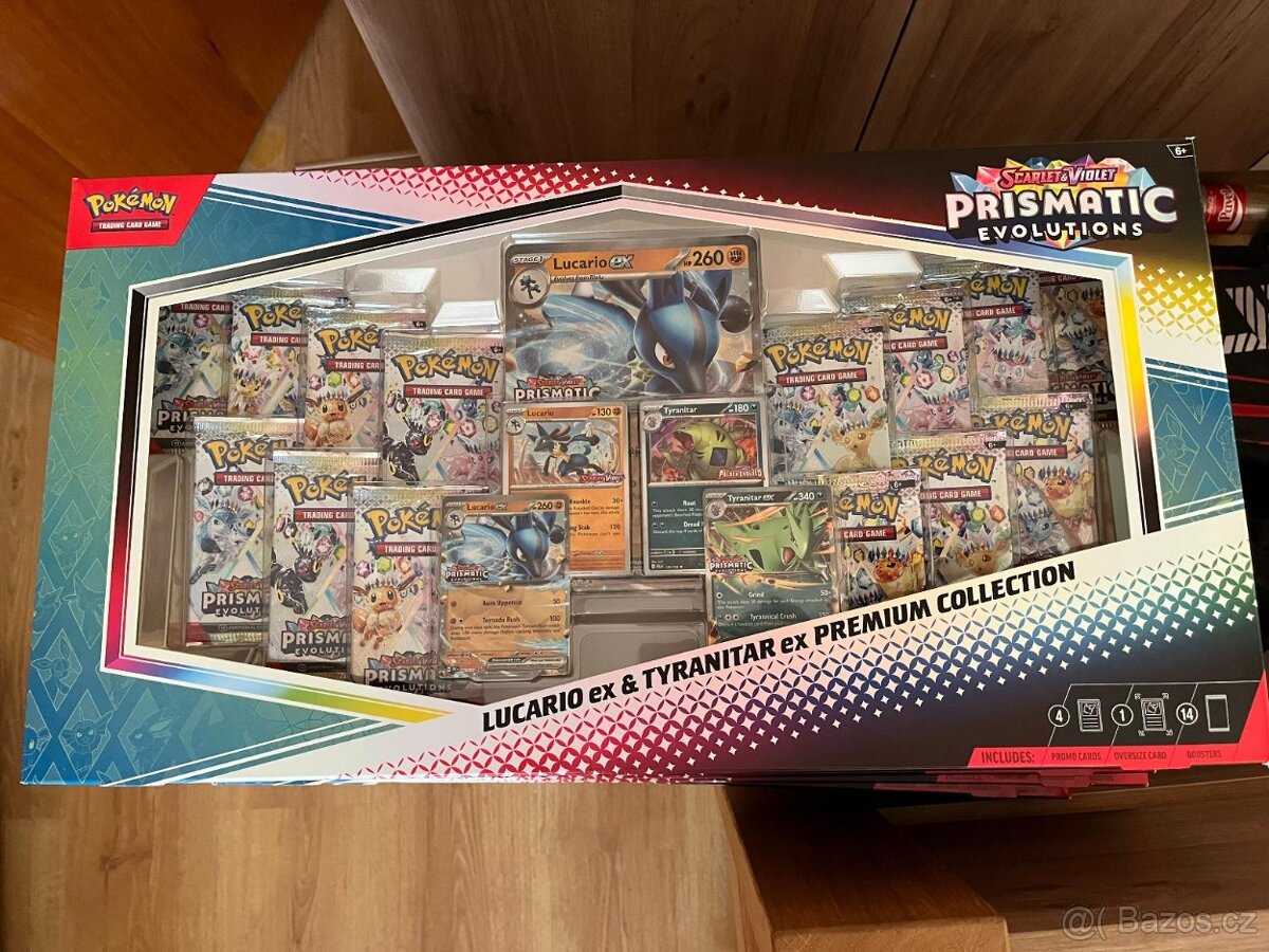 Prismatic Evolutions: Lucario ex & Tyranitar ex Premium Coll
