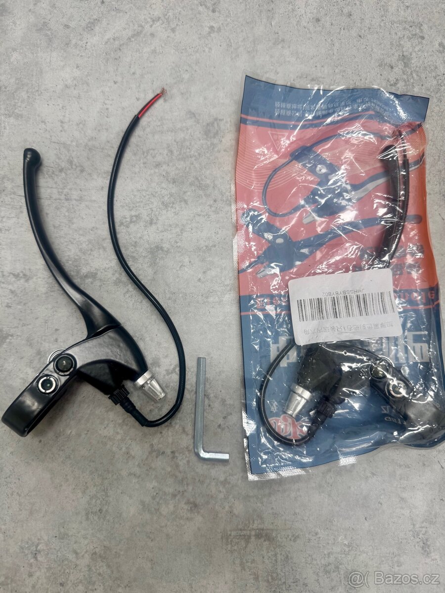 Sada brzdových páček na motorku/skutr/elektrokolo