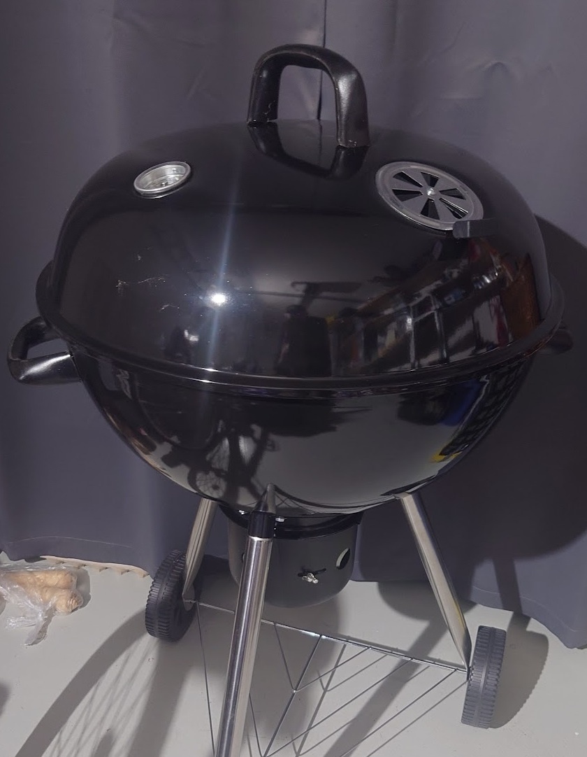 Zahradní kotlový gril s popelníkem AVENBERG Grigio