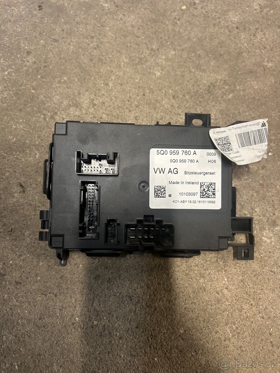 Řídící jednotka sedadla Škoda Superb 3