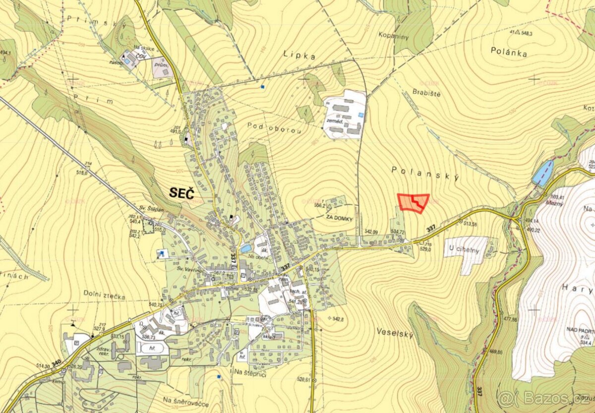 Louka, prodej, Seč, Chrudim