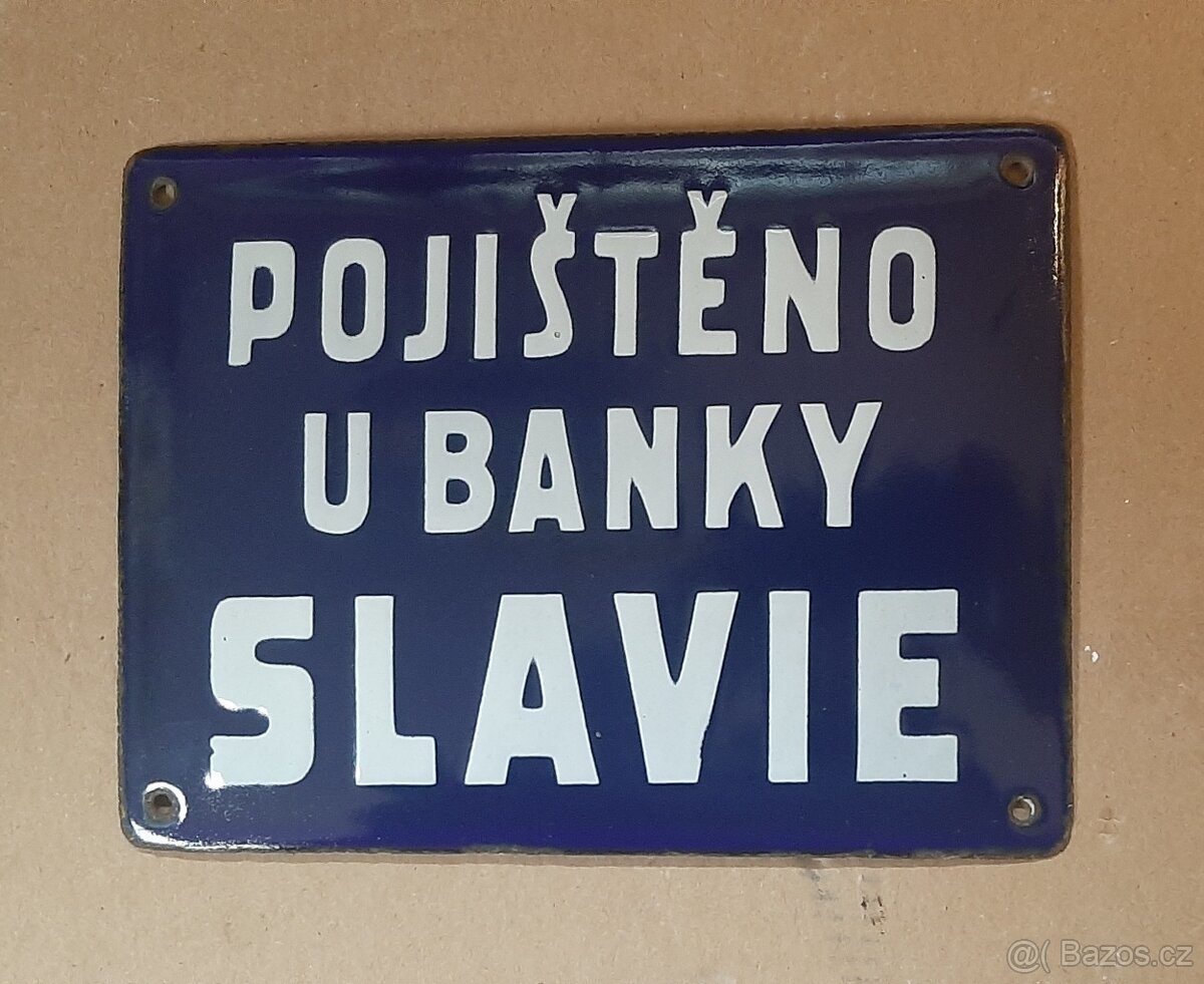 Smaltovaná cedulka
