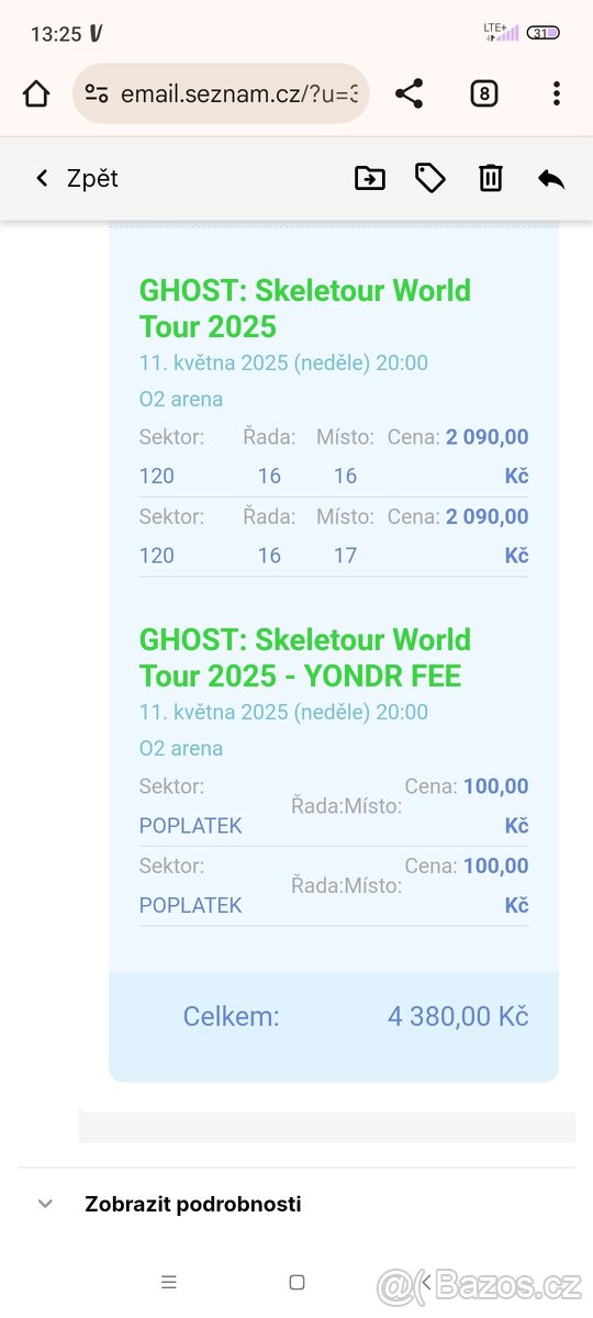 GHOST 2x sezení