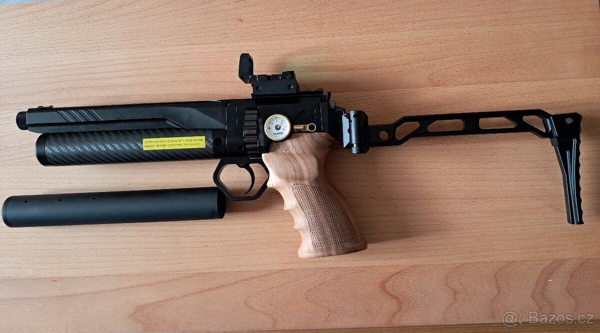 PCP pistol Huben GK1 5,5mm semi auto - MINIKARABINA