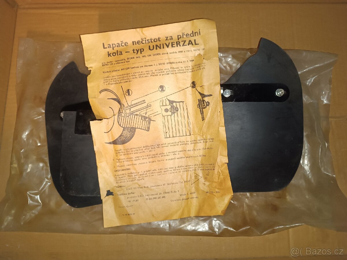 Lapače nečistot za přední kola typ univerzal