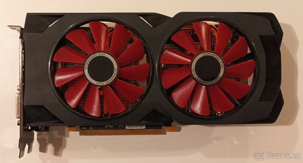 XFX RX 580 2048SP Black Wolf 8 GB - ÚPLNĚ NOVÁ