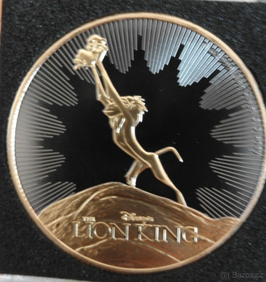 Lion King 2020, ruthenium + Au, 1oz, číslován