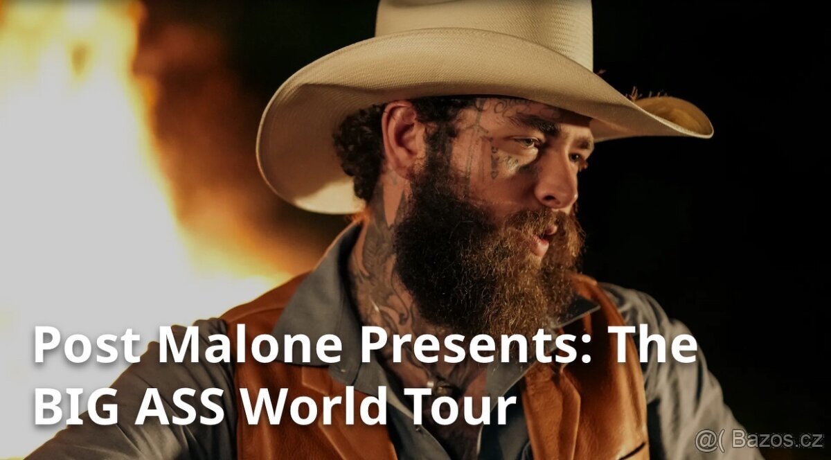 Post Malone BIG ASS WORLD Tour PRAHA