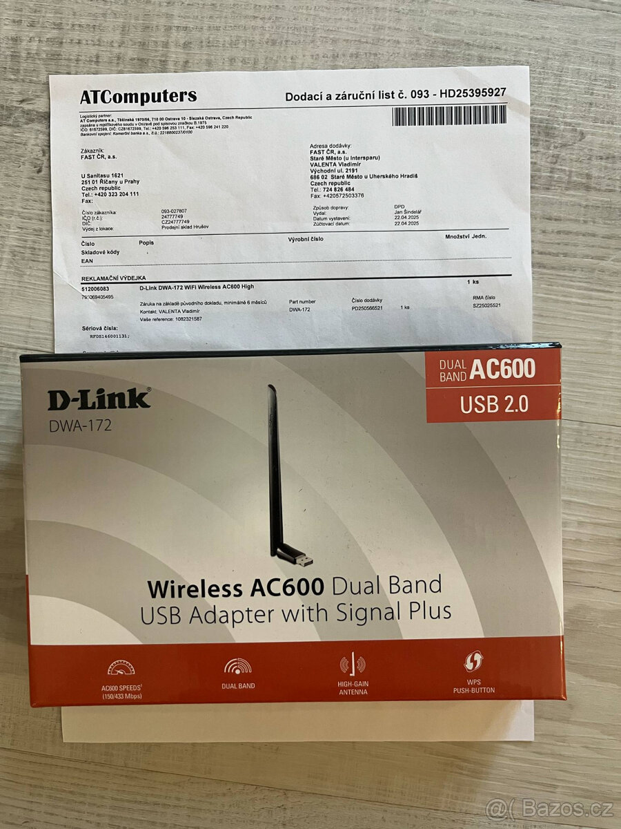 USB Wi-Fi adaptér D-Link