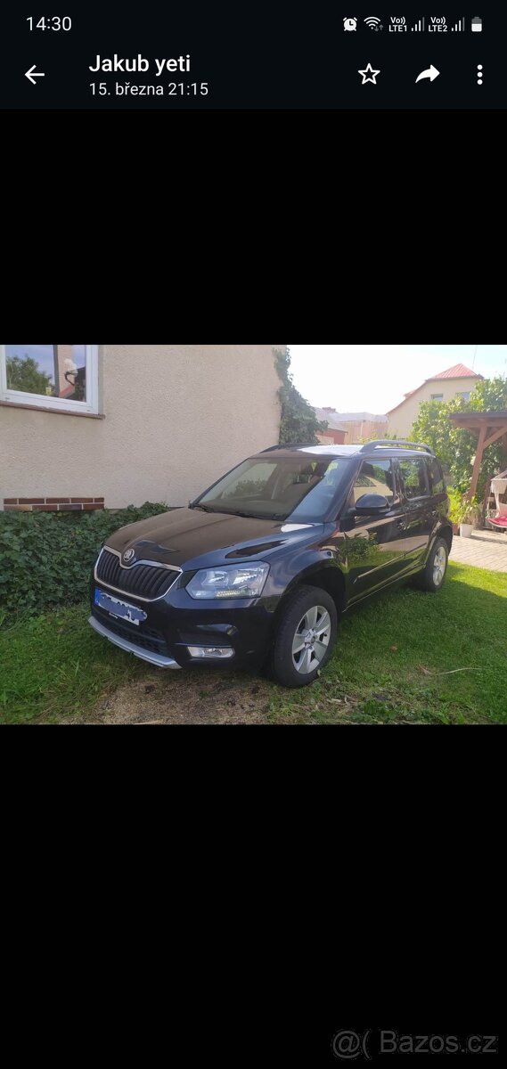 Škoda Yeti 2.0 TDI 103KW nejlepší motor/super cena faceliftu