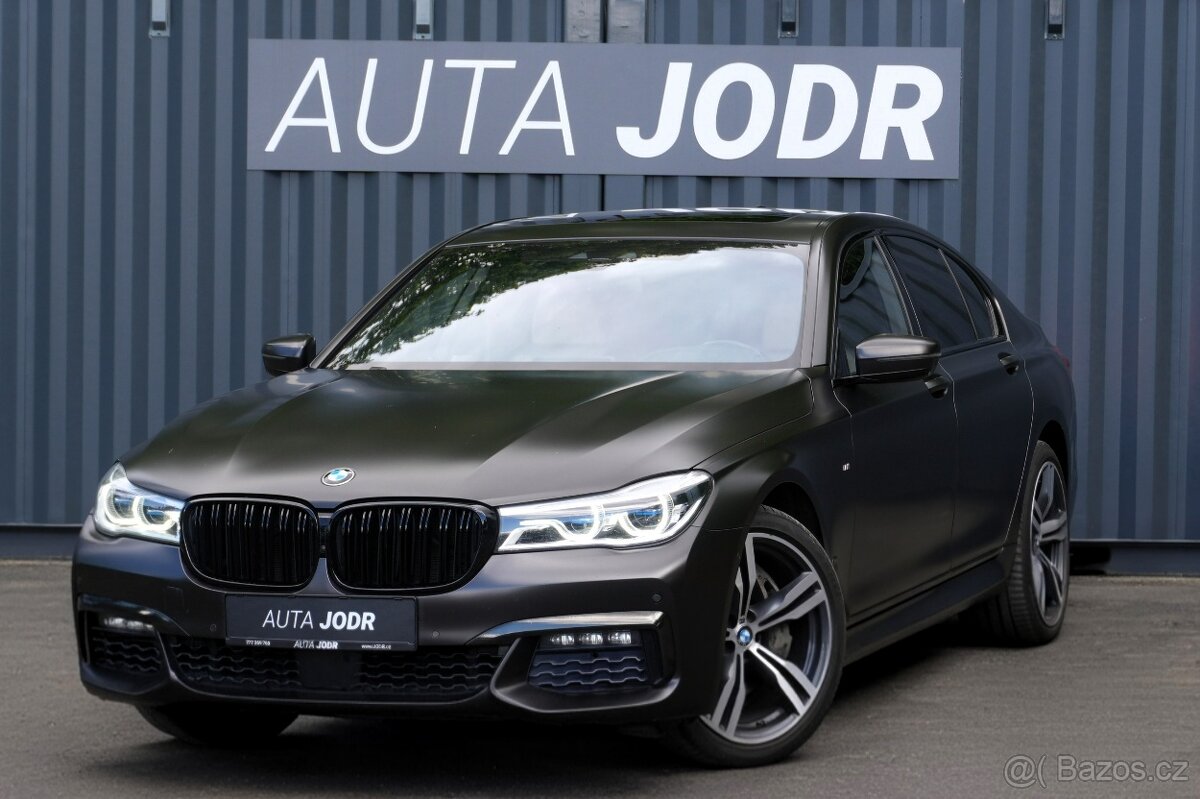 BMW 750i, Masáže, B&W, TV, Webasto, Aktivní stabilizátory