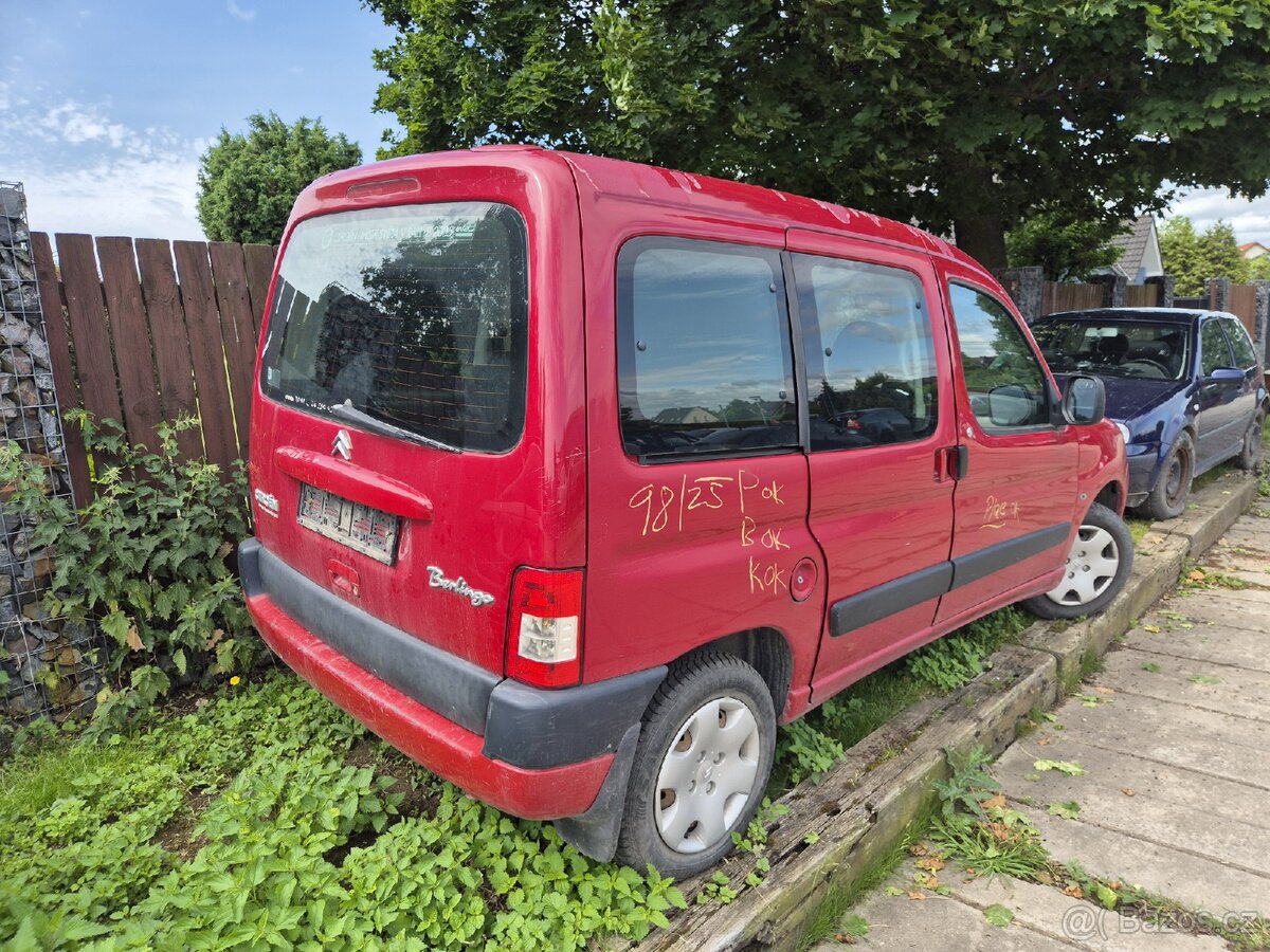 Citroen Berlingo prodám náhradní díly