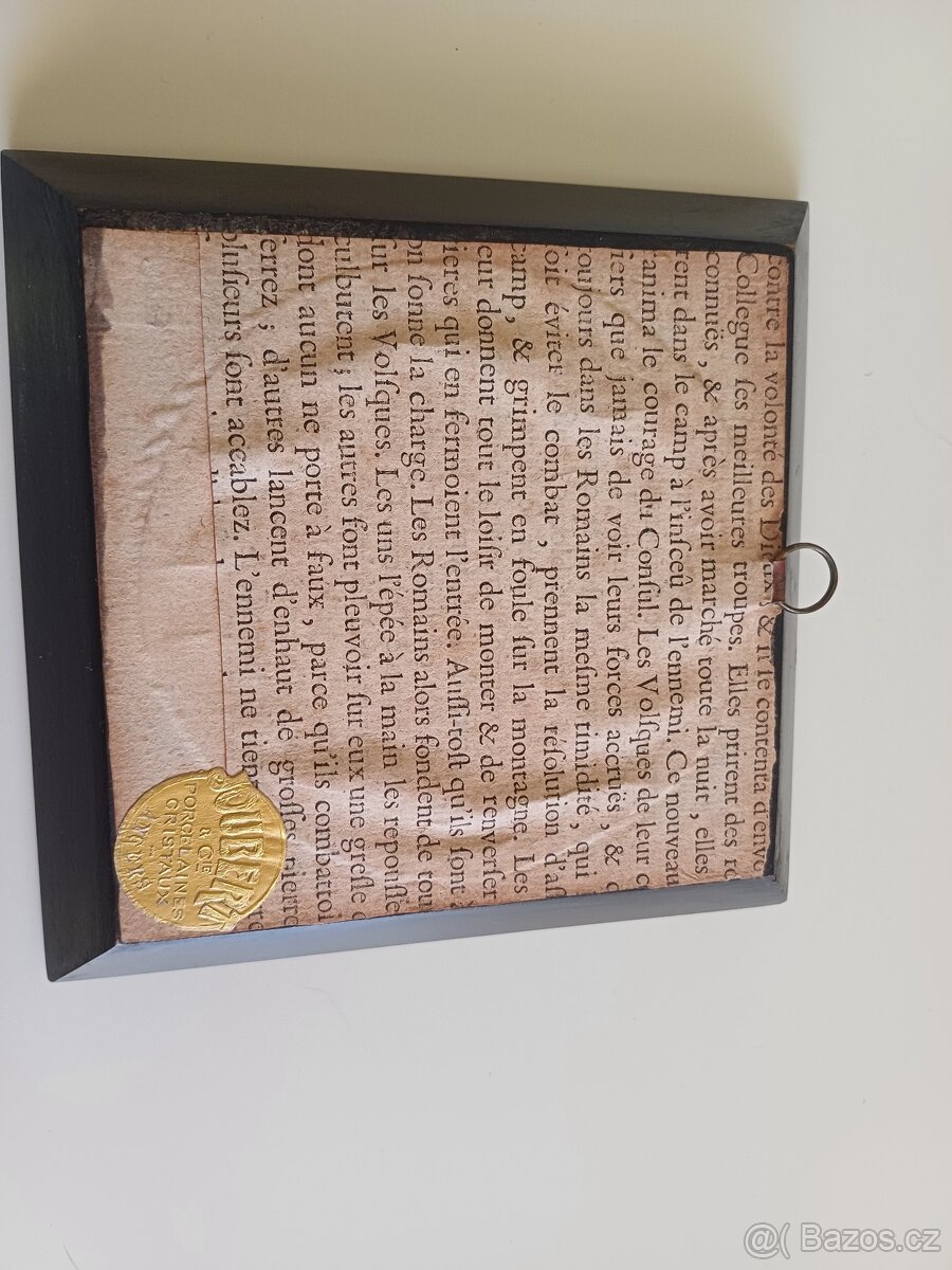 Starožitná francouzka miniatura