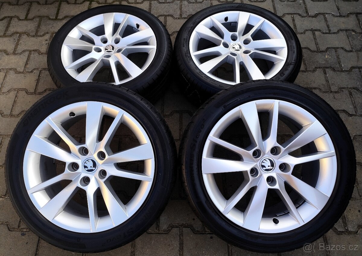 Alu kola originál Škoda Octavia III 5x112 R17 Trius