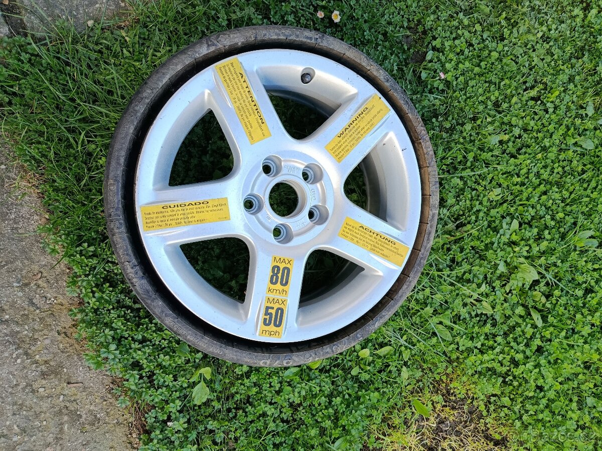 Dojezdové kolo R16 rozteč 5x112 VW Audi....