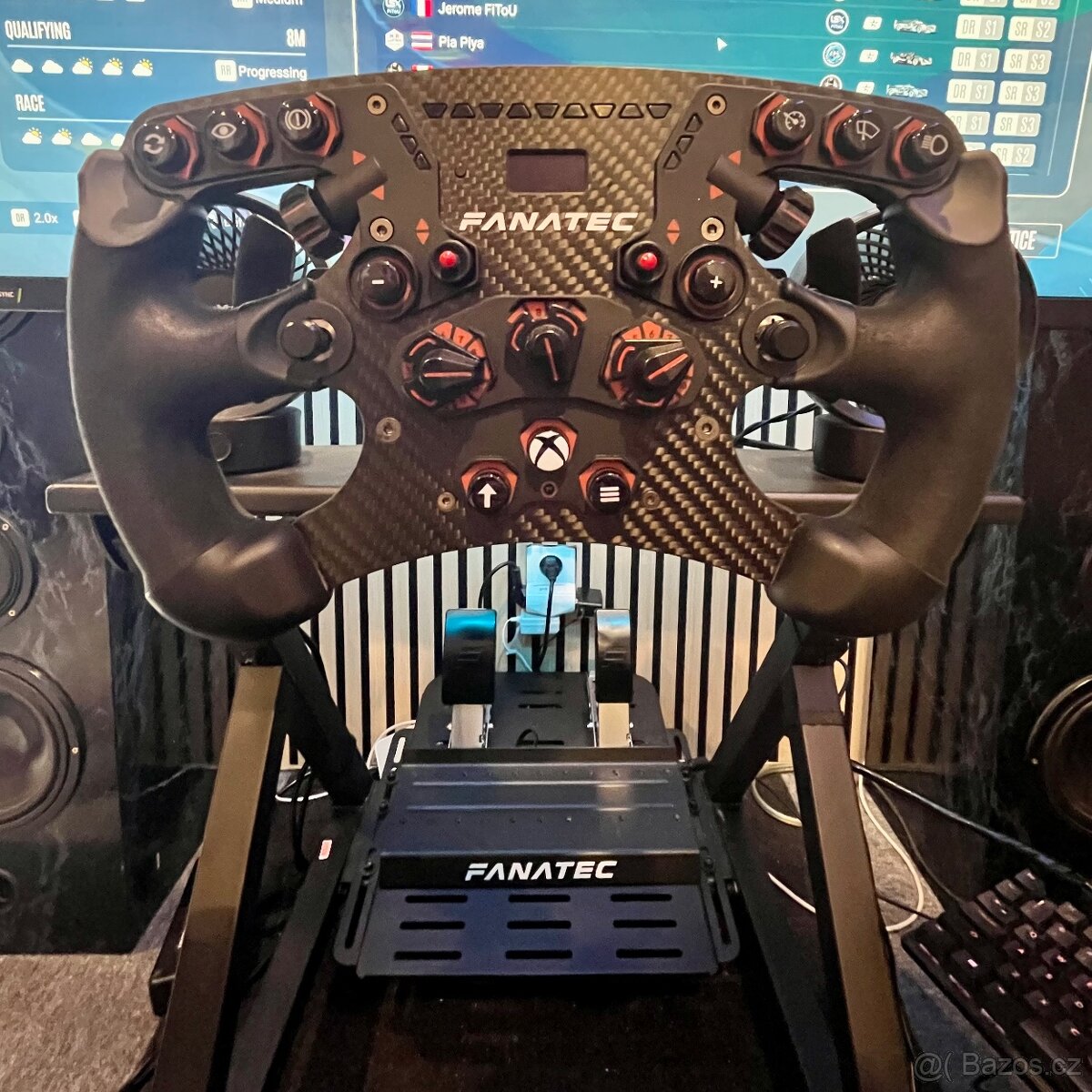 Fanatec DD Pro 8Nm boost kit, GT volant, F1 volant, pedály